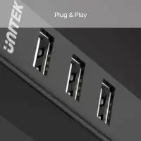Unitek хъб USB 2.0 HUB 4 port - Y-2140
