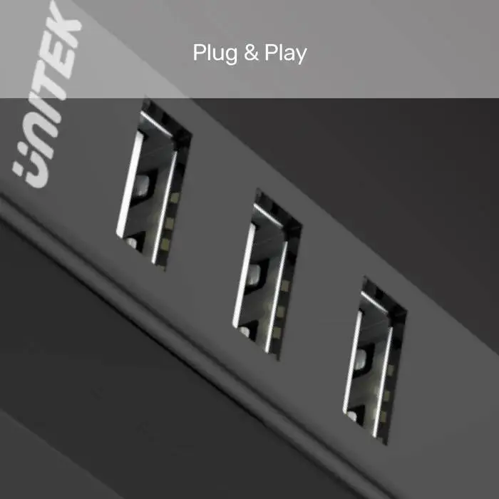 Unitek хъб USB 2.0 HUB 4 port - Y-2140