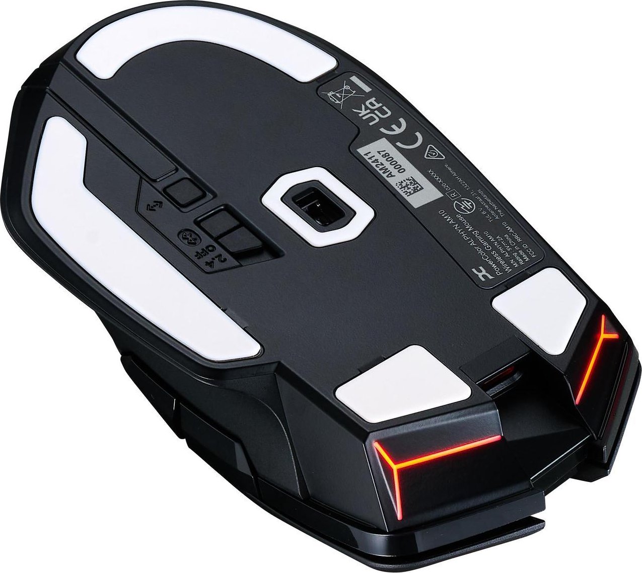 Геймърска безжична мишка PowerColor ALPHYN AM10 - Black