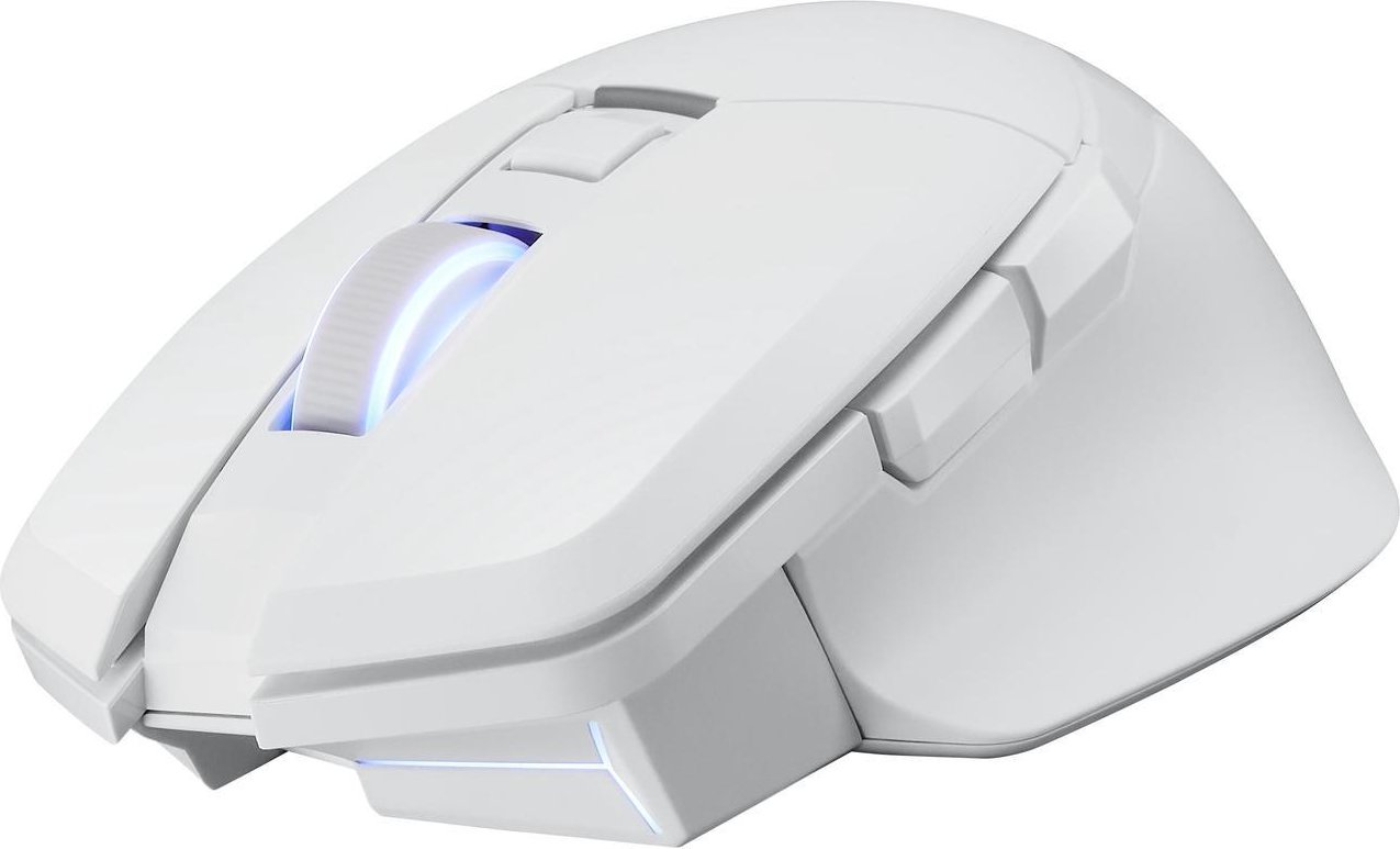 Геймърска безжична мишка PowerColor ALPHYN AM10 - White