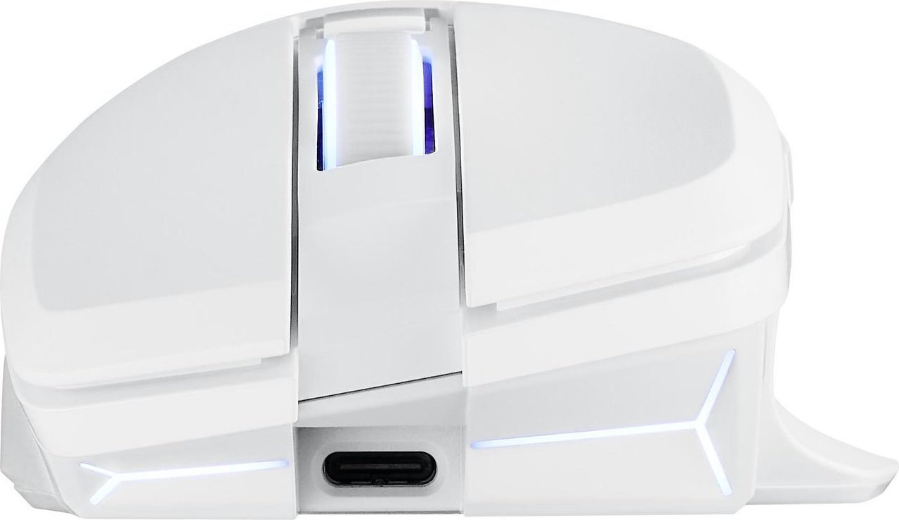 Геймърска безжична мишка PowerColor ALPHYN AM10 - White