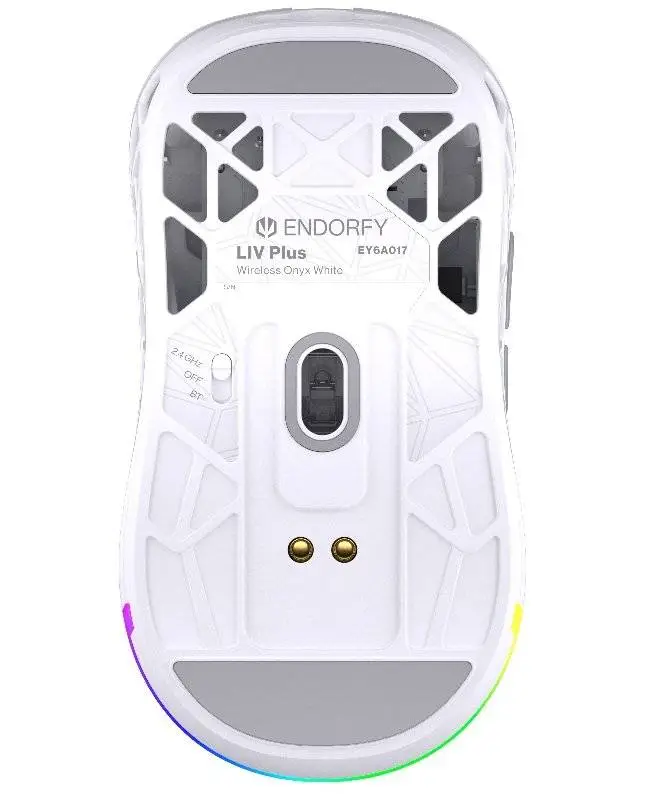 Геймърска безжична мишка ENDORFY LIV Plus Onyx White