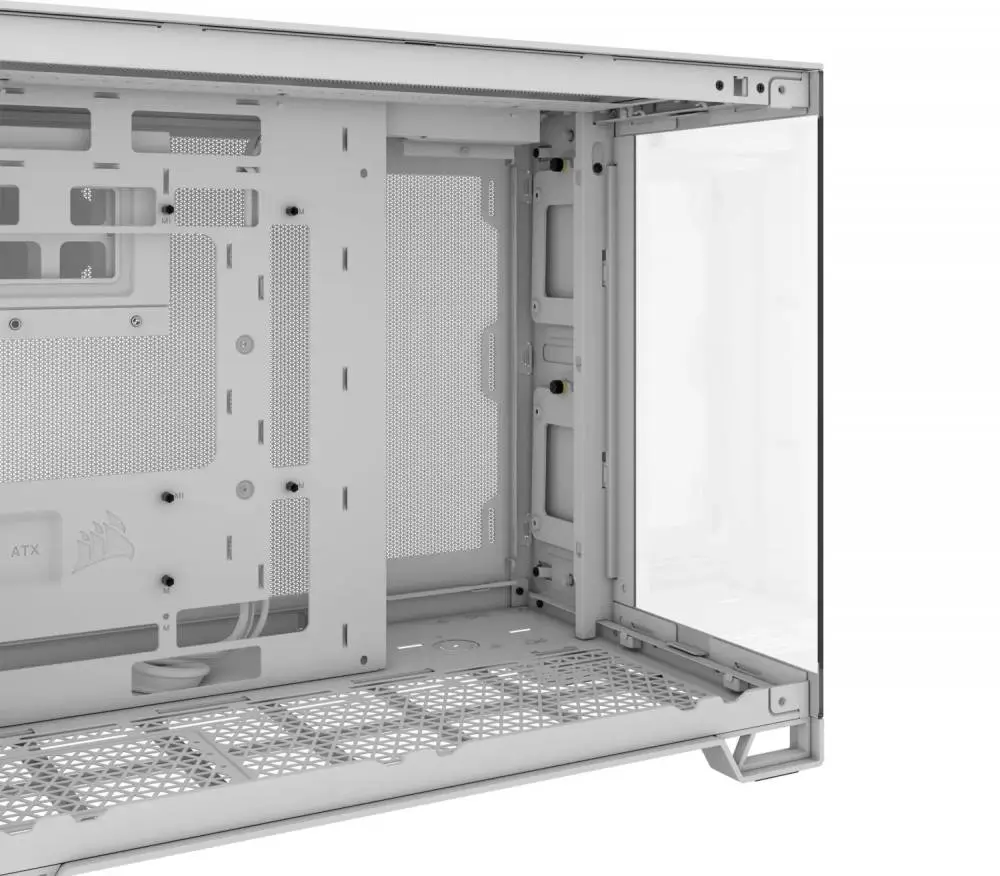 Кутия Corsair 2500X Mid-Tower Dual Chamber PC Case White - CC-9011266-WW