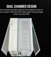 Кутия Corsair 2500X Mid-Tower Dual Chamber PC Case White - CC-9011266-WW