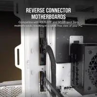 Кутия Corsair 2500X Mid-Tower Dual Chamber PC Case White - CC-9011266-WW