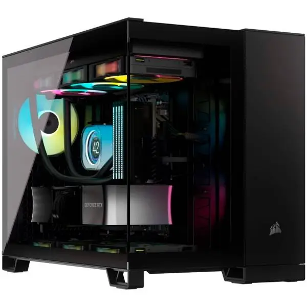 Кутия Corsair 2500X Mid-Tower Dual Chamber PC Case Black - CC-9011265-WW