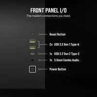 Кутия Corsair 2500X Mid-Tower Dual Chamber PC Case Black - CC-9011265-WW