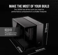 Кутия Corsair 2500X Mid-Tower Dual Chamber PC Case Black - CC-9011265-WW