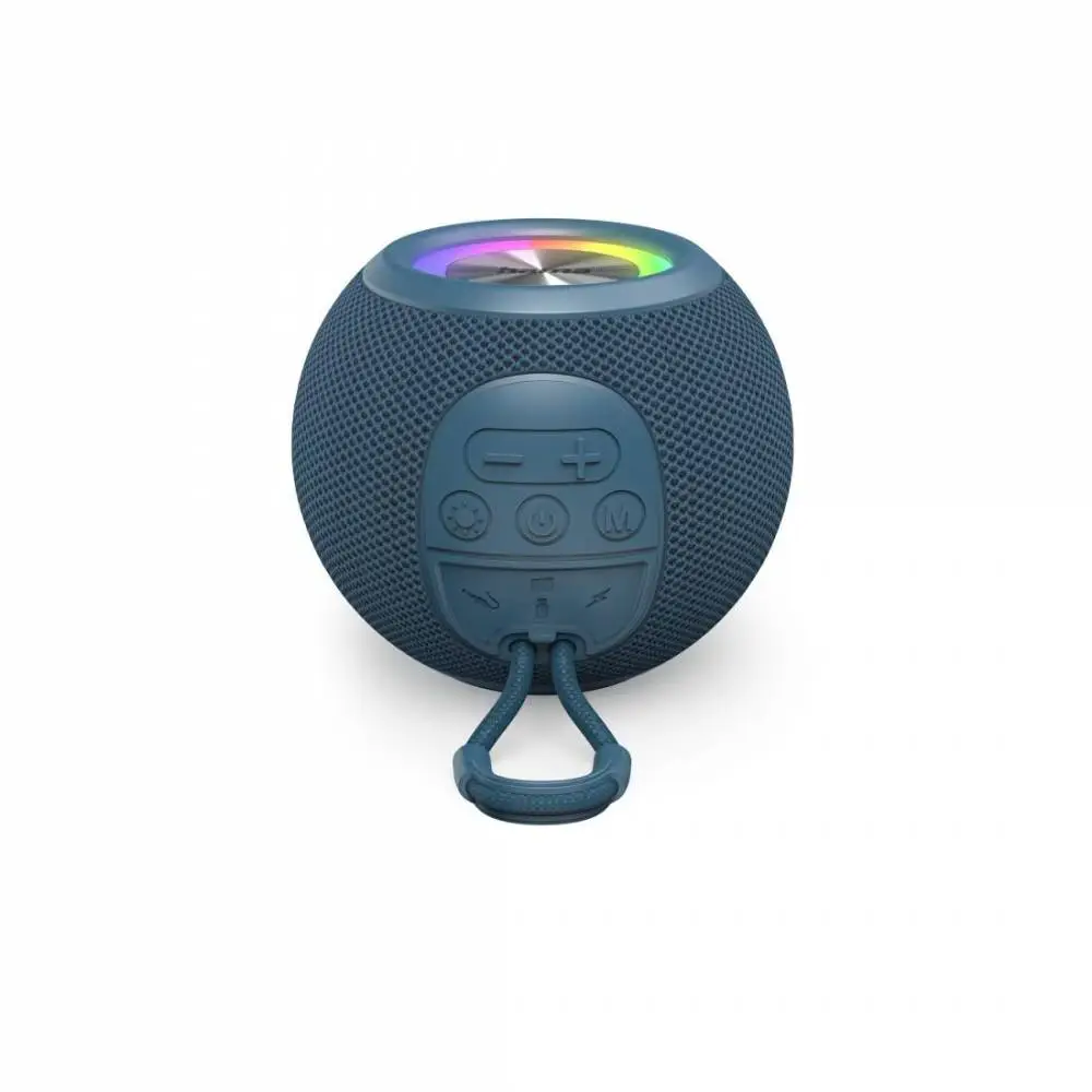 HAMA Блутут колонка "Ball Shape Speaker", 5 светлинни режима, 5W, синя