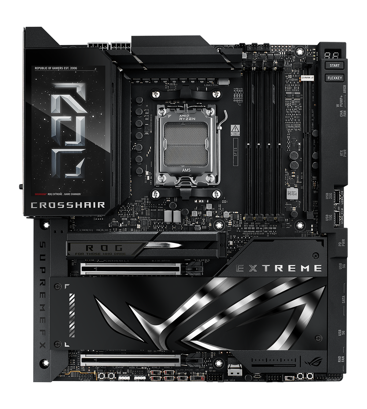 Дънна платка ASUS ROG CROSSHAIR X870E EXTREME WIFI AM5 - 90MB1LB0-M0EAY0
