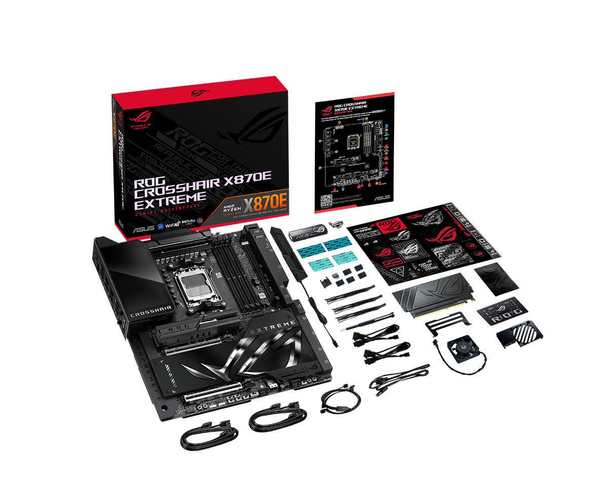 Дънна платка ASUS ROG CROSSHAIR X870E EXTREME WIFI AM5 - 90MB1LB0-M0EAY0