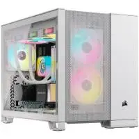 Кутия Corsair 2500D AIRFLOW Mid-Tower Dual Chamber PC Case White - CC-9011264-WW