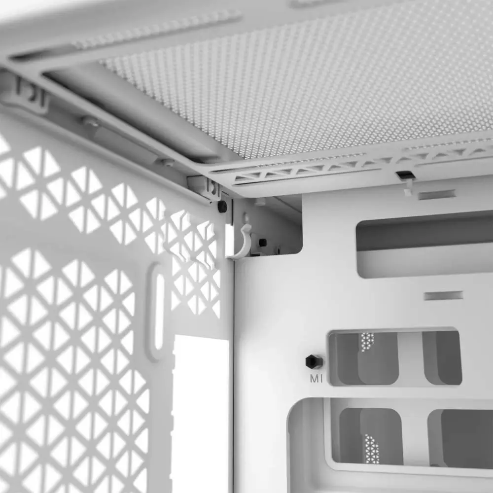 Кутия Corsair 2500D AIRFLOW Mid-Tower Dual Chamber PC Case White - CC-9011264-WW