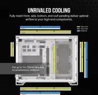 Кутия Corsair 2500D AIRFLOW Mid-Tower Dual Chamber PC Case Black - CC-9011263-WW