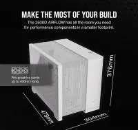 Кутия Corsair 2500D AIRFLOW Mid-Tower Dual Chamber PC Case Black - CC-9011263-WW