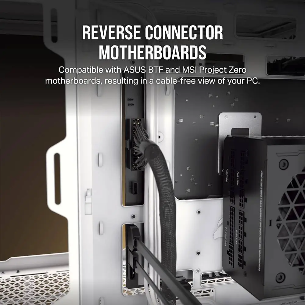 Кутия Corsair 2500D AIRFLOW Mid-Tower Dual Chamber PC Case Black - CC-9011263-WW