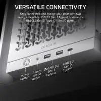Кутия Corsair FRAME 4000D RS Modular Mid-Tower PC Case White - CC-9011313-WW