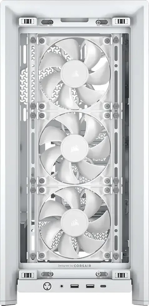 Кутия Corsair FRAME 4000D RS Modular Mid-Tower PC Case White - CC-9011313-WW