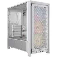 Кутия Corsair FRAME 4000D RS ARGB Modular Mid-Tower PC Case White - CC-9011297-WW