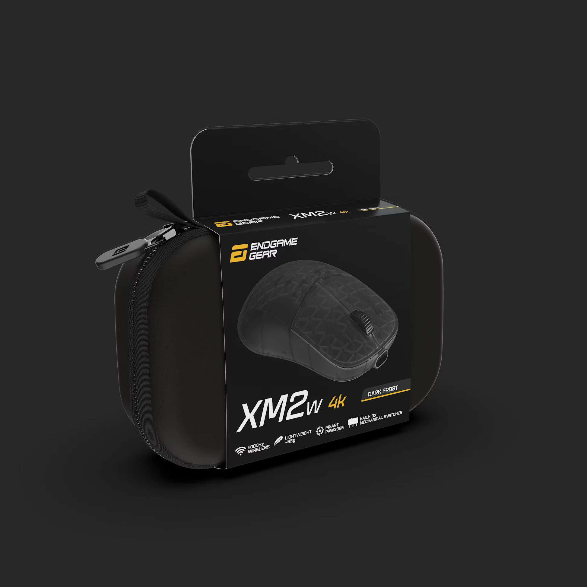 Геймърска мишка Endgame Gear XM2w 4K - Wireless  Dark Frost