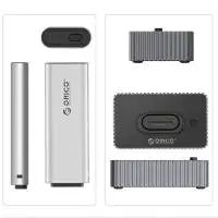 Orico външна кутия за диск/докинг станция Storage - Case/Docking Station - M.2 NVMe/NGFF - IT18C3-GY