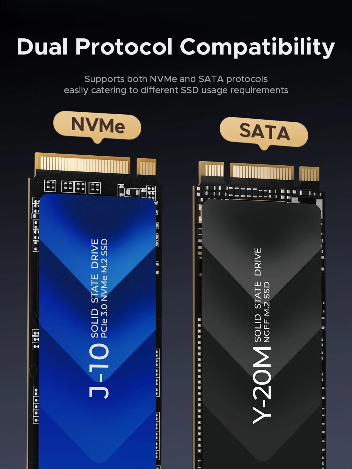 Orico външна кутия за диск/докинг станция Storage - Case/Docking Station - M.2 NVMe/NGFF - IT18C3-GY