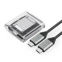 Orico външна кутия за диск Storage - Case - M.2 2230 NVMe - TC20-M2-10G-GY-BP - 10Gbps, Gray