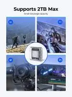 Orico външна кутия за диск Storage - Case - M.2 2230 NVMe - TC20-M2-10G-GY-BP - 10Gbps, Gray