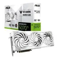 Видео карта ASUS TUF Gaming GeForce RTX 5070 Ti 16GB GDDR7 White OC Edition - 90YV0MD3-M0NA00