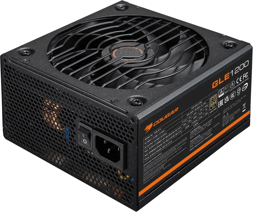 Alimentation Cougar GLE 1200W (1200W) 80 Plus Gold PSU ATX 3.1 PCIe 5.1