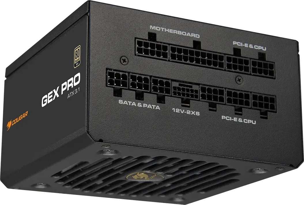 Захранване Cougar GEX PRO 850W 80 Plus GOLD PSU ATX 3.1 PCIe 5.1 - CGR GEXP-850
