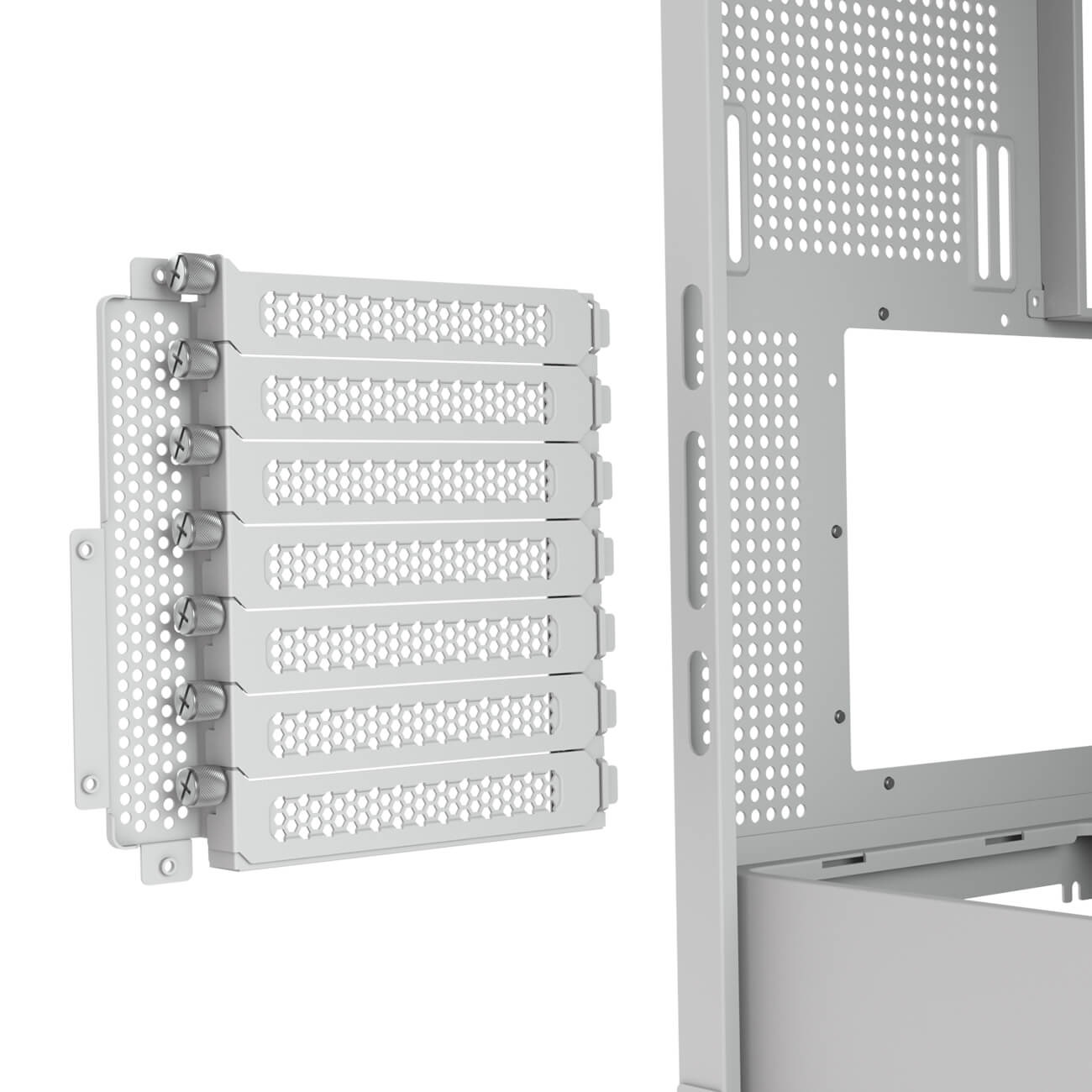 Boîtier COUGAR FV270 RGB Blanc Mid tower Tempered Curved Glass Case - CGR-58M6W-RGB