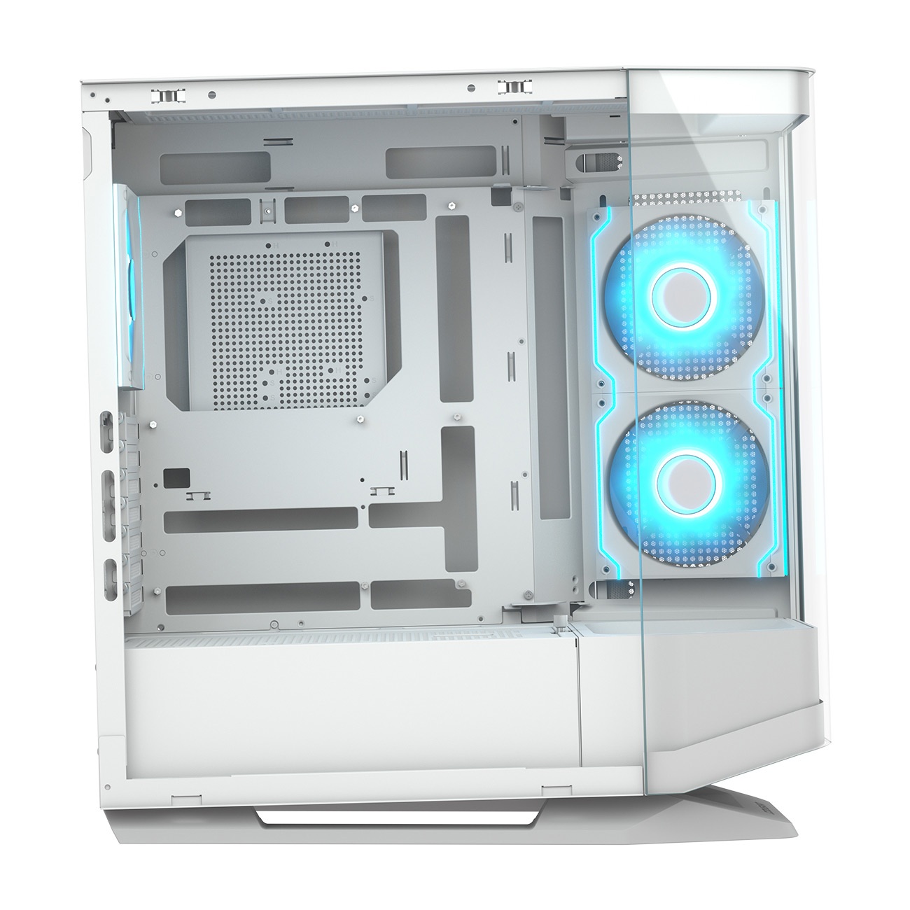 Boîtier COUGAR FV270 RGB Blanc Mid tower Tempered Curved Glass Case - CGR-58M6W-RGB