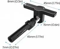 Бънджи за мишка Pulsar Micro Bungee ES Single - Flexible Cable Arm, Ball Bearing