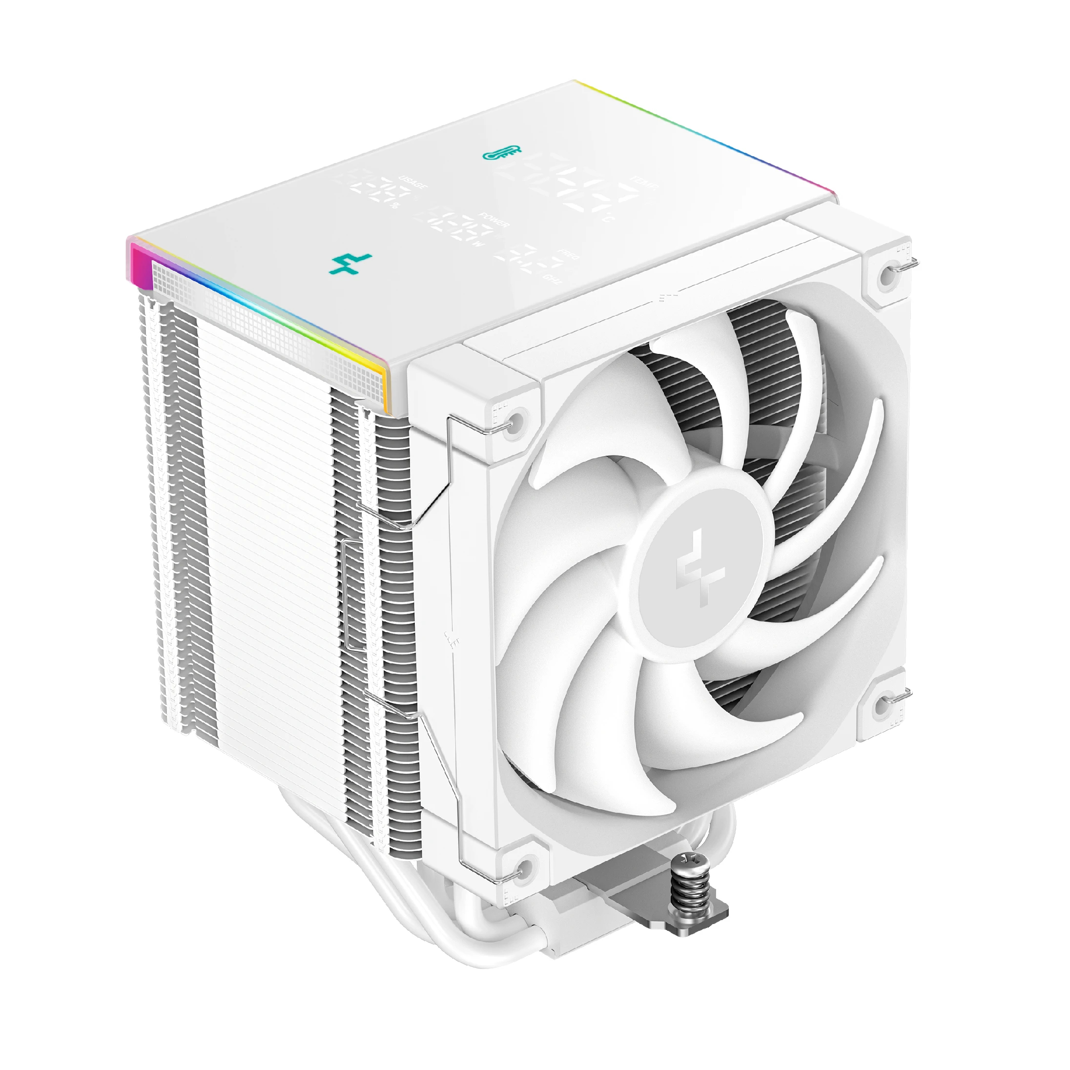 Охладител за процесор DeepCool AK500 DIGITAL PRO White CPU Cooler