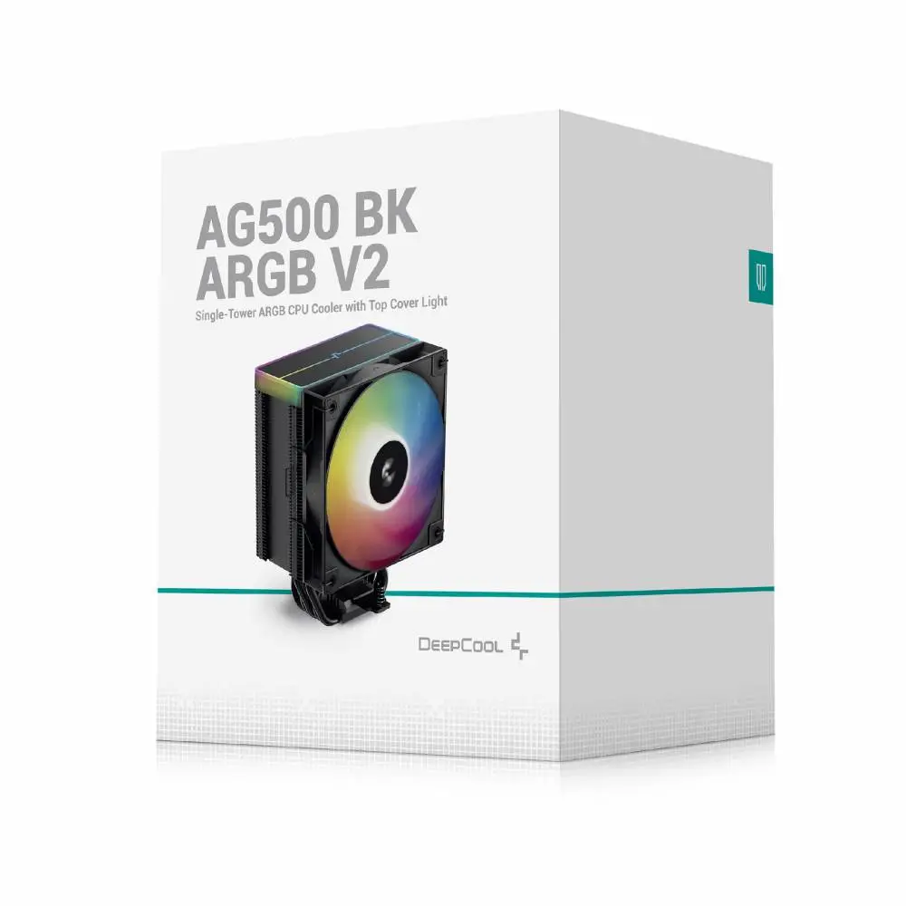 Охладител за процесор DeepCool AG500 BK CPU Cooler ARGB V2