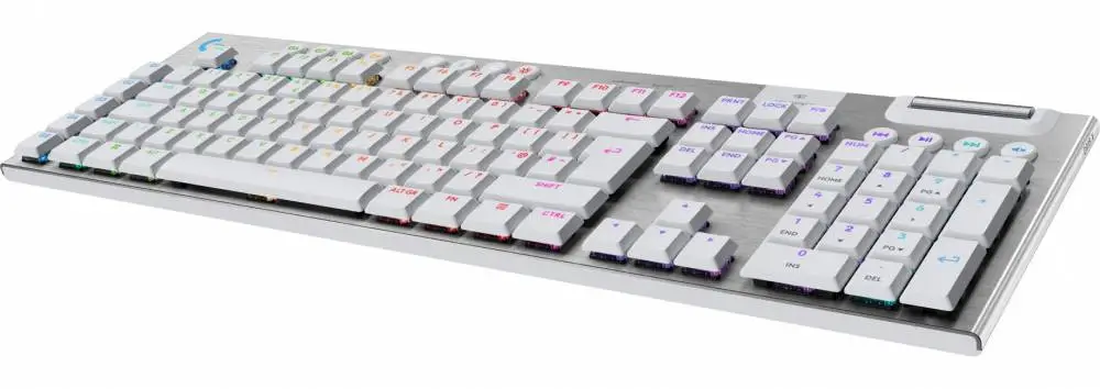 Безжична геймърска механична клавиатура Logitech G915X White Lightspeed - GL Tactile Switch