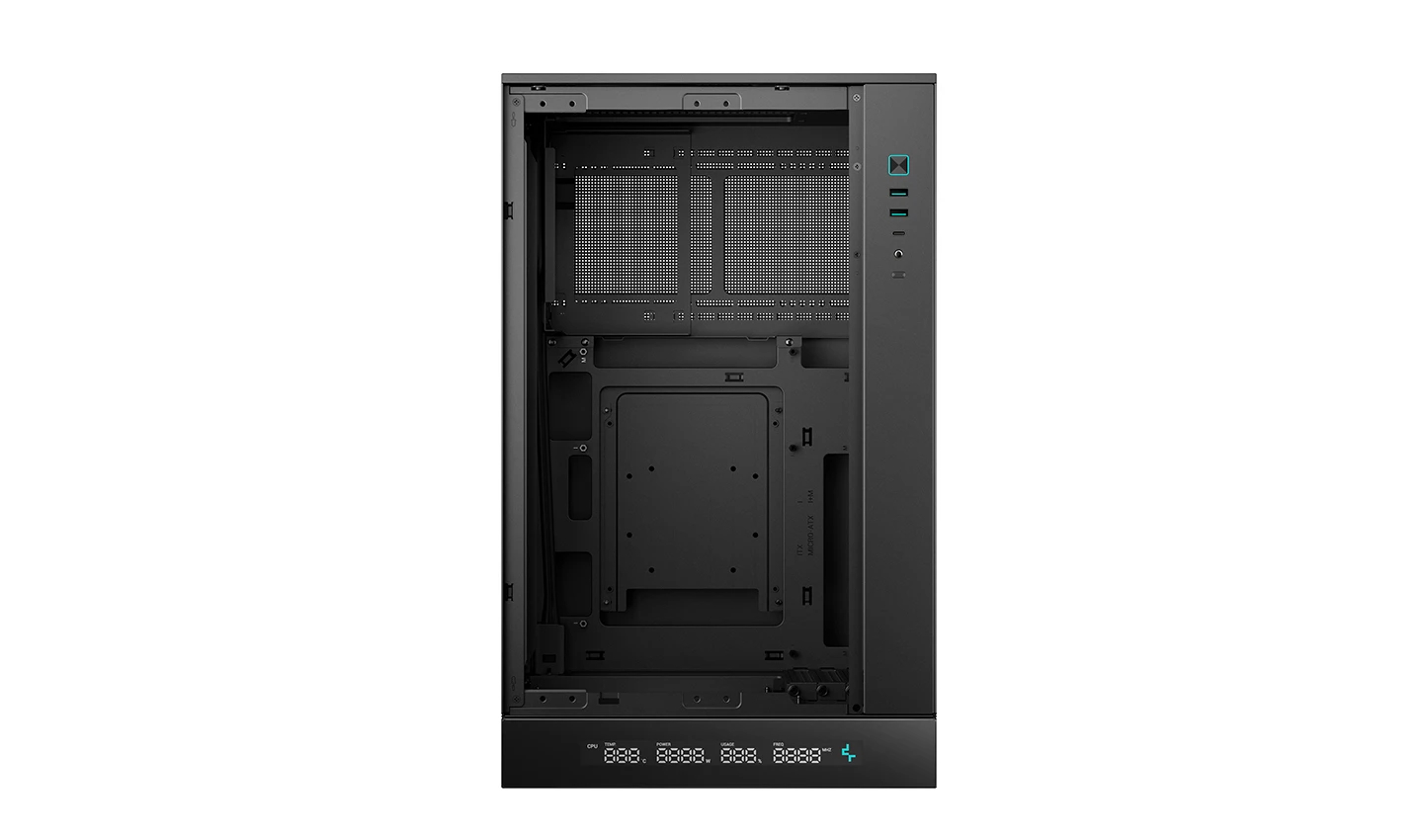 Кутия DeepCool CH270 DIGITAL Case mATX