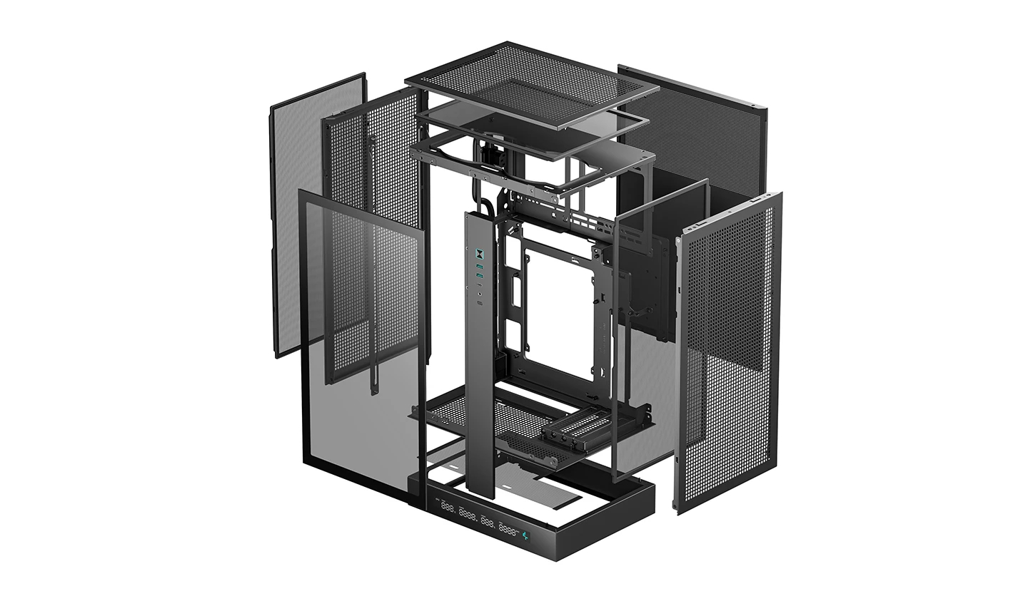 Кутия DeepCool CH270 DIGITAL Case mATX