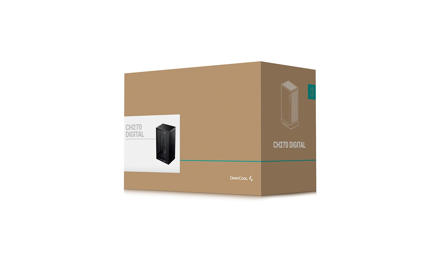 Кутия DeepCool CH270 DIGITAL Case mATX