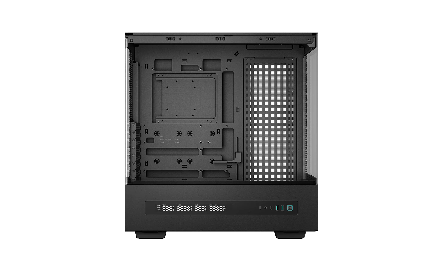 Кутия DeepCool CH690 DIGITAL Black Case ATX