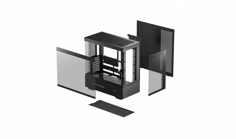 Кутия DeepCool CH690 DIGITAL Black Case ATX