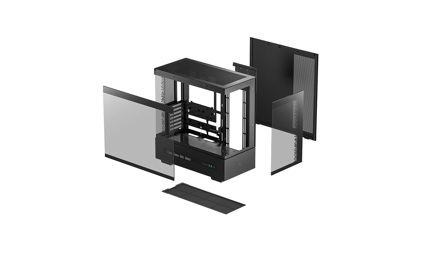 Кутия DeepCool CH690 DIGITAL Black Case ATX