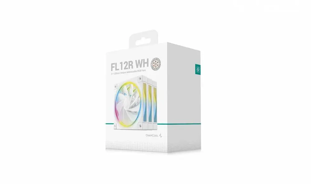 Вентилатори DeepCool FL12R White Reverse Fan Pack 3-in-1 3x120mm ARGB
