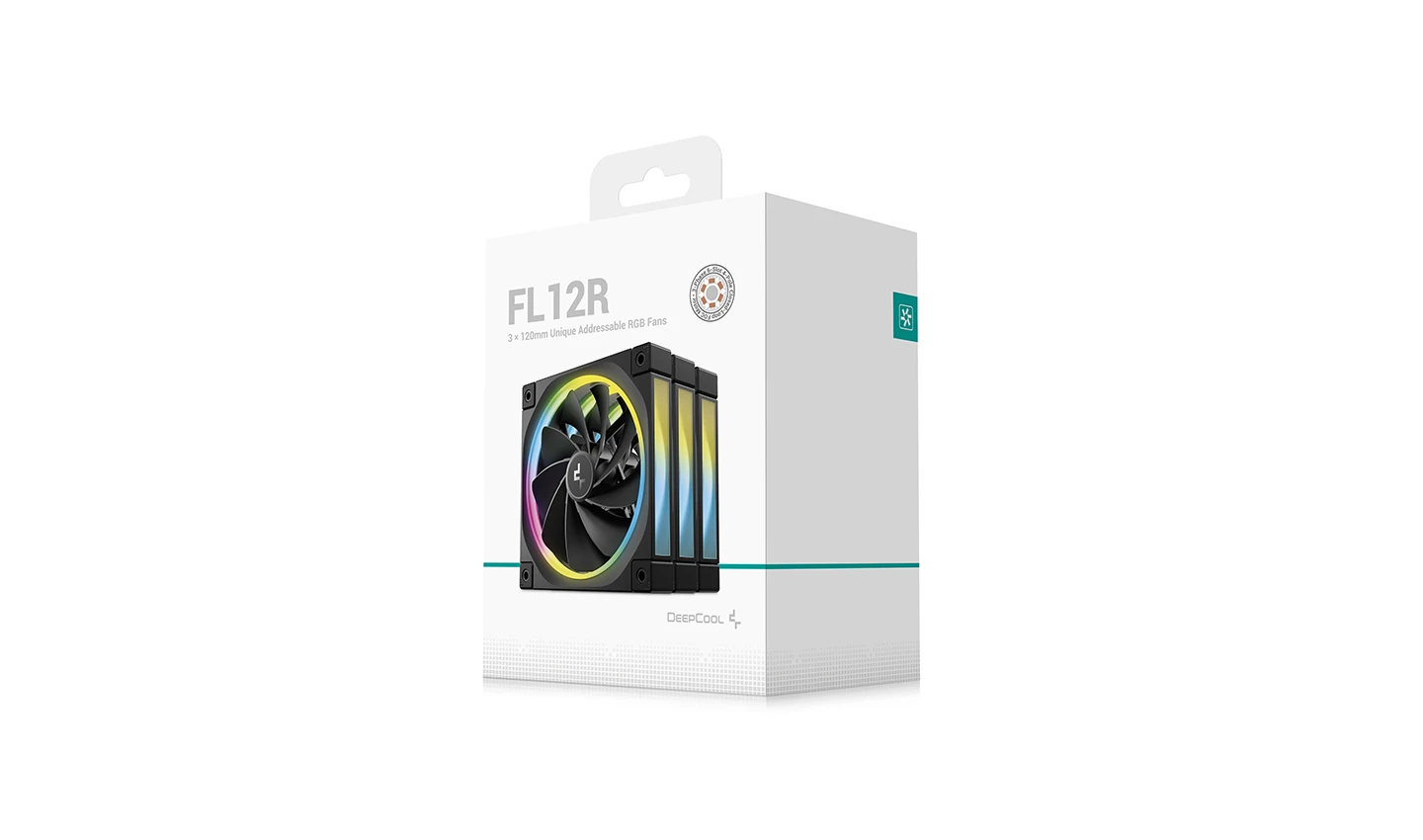 Вентилатори DeepCool FL12R Black Reverse Fan Pack 3-in-1 3x120mm ARGB