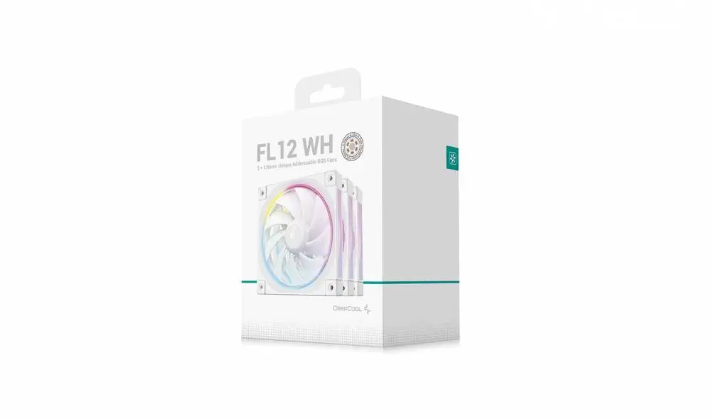 Вентилатори DeepCool FL12 White Fan Pack 3-in-1 3x120mm ARGB