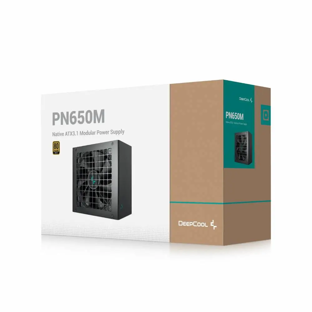 Захранване DeepCool PN650-M PSU ATX 3.1 650W 80 Plus Gold Modular