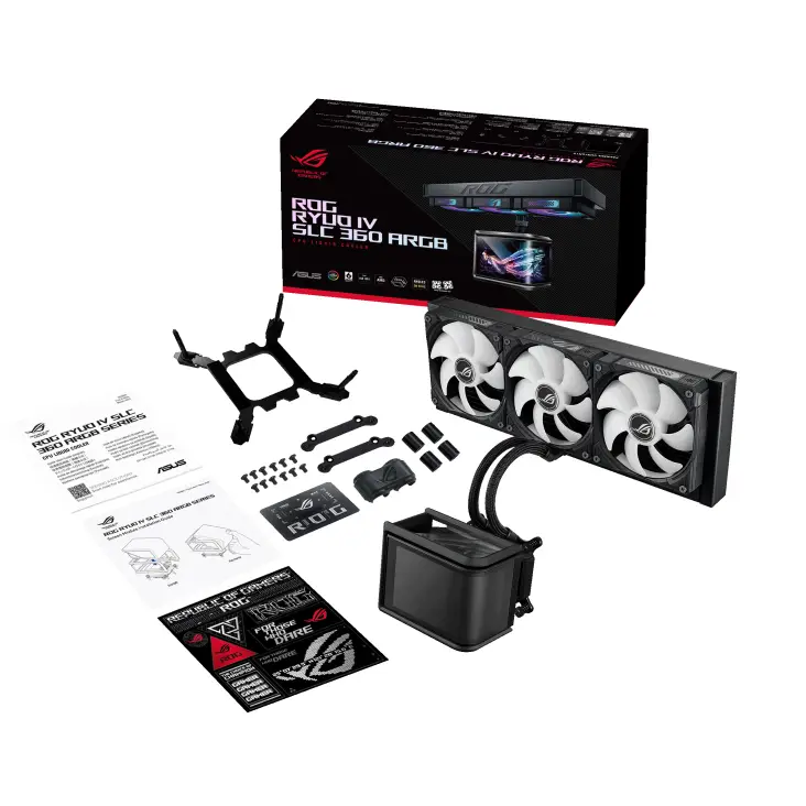 Водно охлаждане за процесор ASUS ROG Ryuo IV SLC 360 ARGB 6.67" Curved AMOLED Display