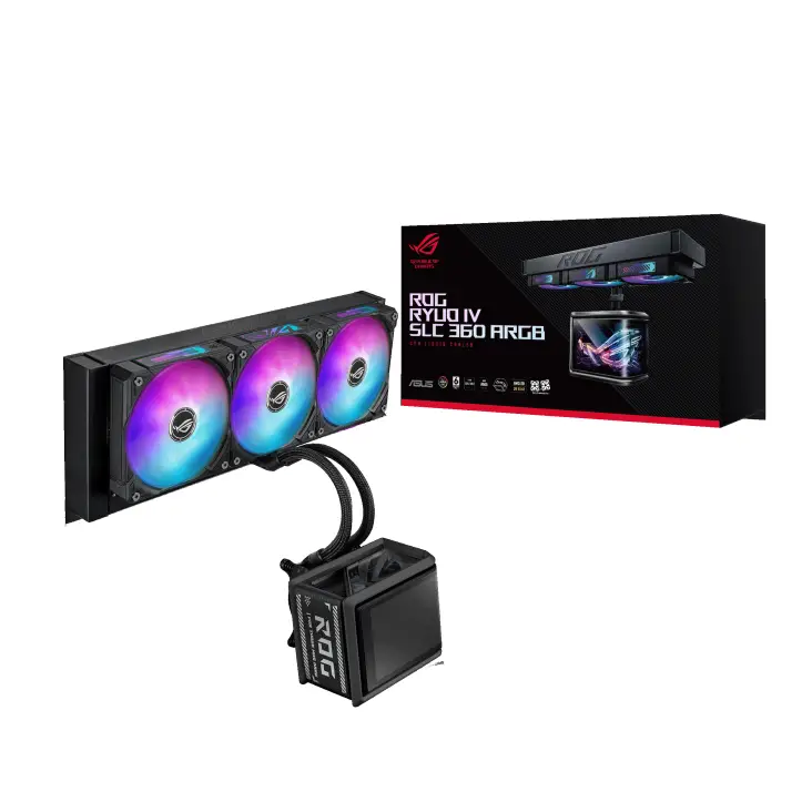Водно охлаждане за процесор ASUS ROG Ryuo IV SLC 360 ARGB 6.67" Curved AMOLED Display