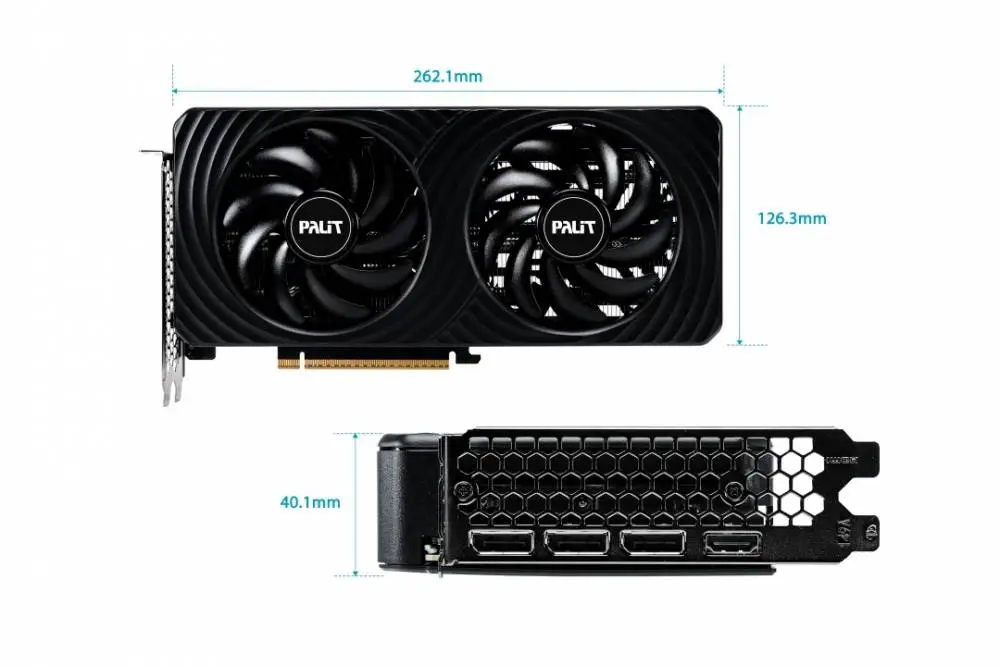 Видео карта Palit GeForce RTX 5060 Dual 8GB - NE75060S19P1-GB2062D